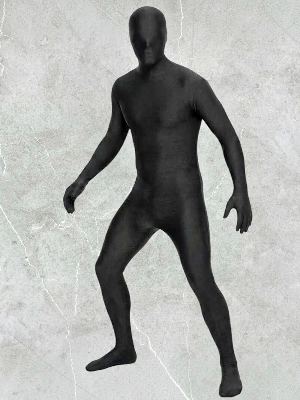 Halloween MorphCostumes Black Morphsuit Black Costume Men's -Small